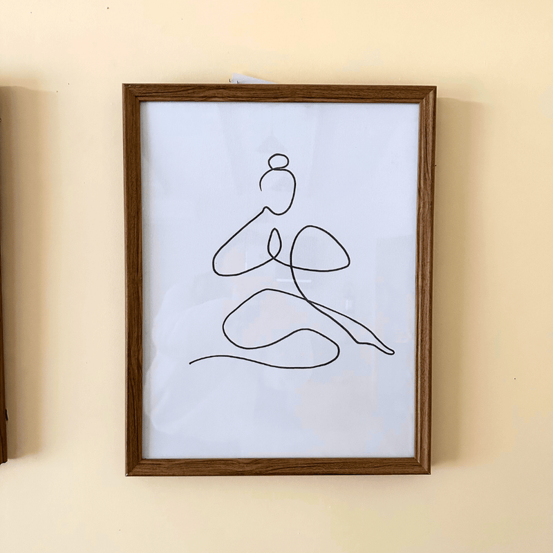 Cuadro Duo Yoga - Diseño Abstracto-Dreamy Home