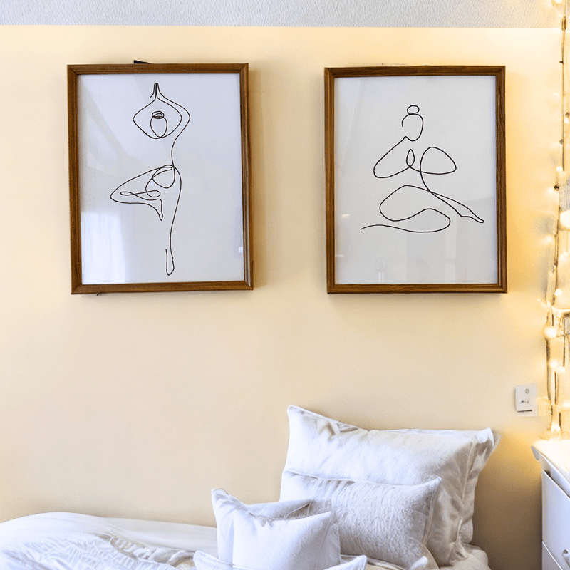 Cuadro Duo Yoga - Diseño Abstracto-Dreamy Home