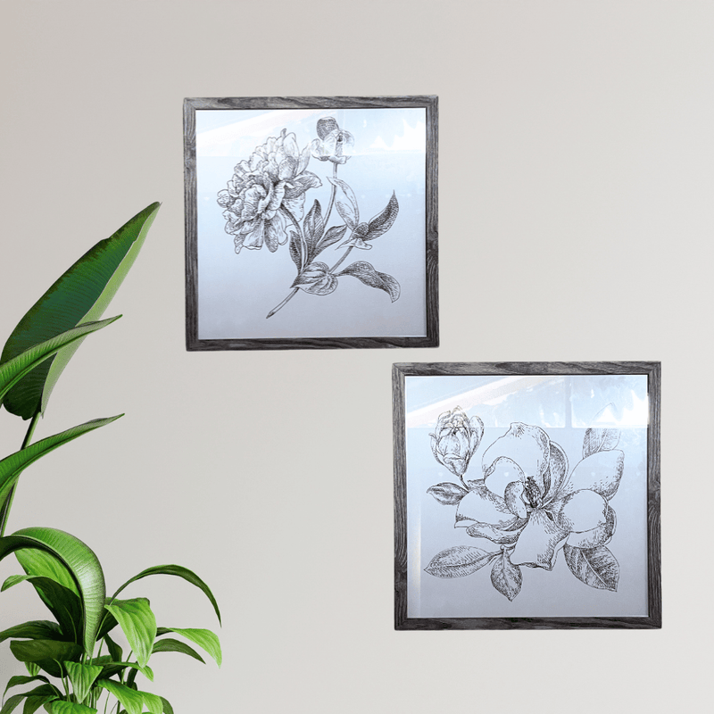 Cuadro Magnolia - 43 x 43 x 3 cm-Dreamy Home