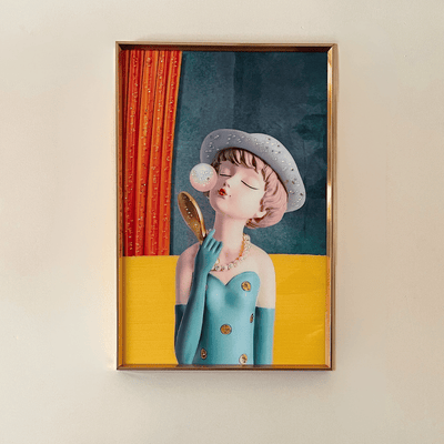 Cuadros de Resina Epóxica Diseño Niñas - Detalles 3D-Dreamy Home
