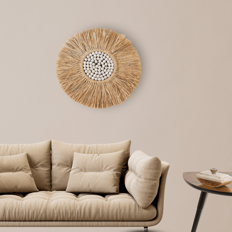Decorativo Cuentas de Madera - 40 cm Diámetro-Dreamy Home