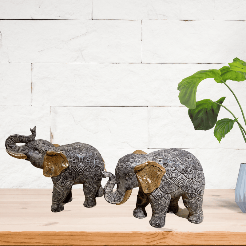 Elefante Mandalas Thai - 15 x 20 x 9 cm-Dreamy Home