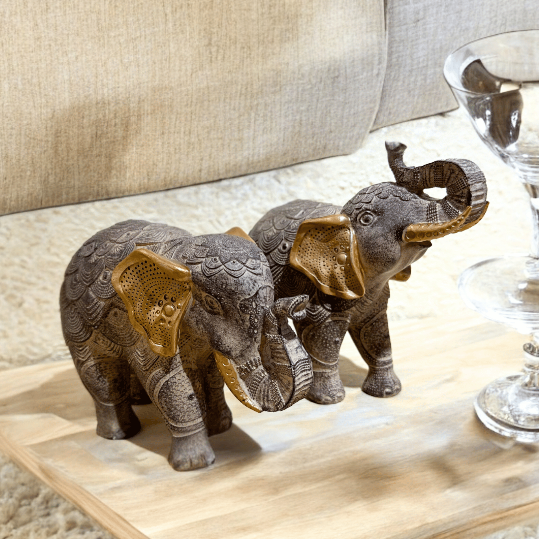Elefante Mandalas Thai - 15 x 20 x 9 cm-Dreamy Home