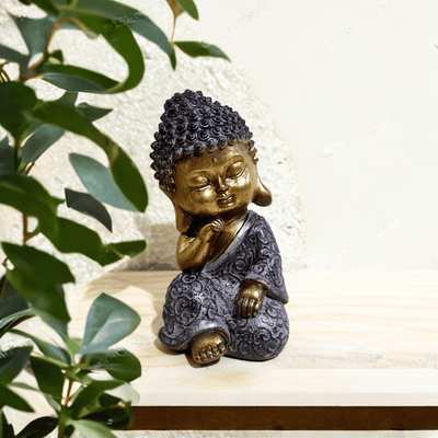 Escultura Bebé Buda Grande - 17 x 8 x 8 cm-Dreamy Home