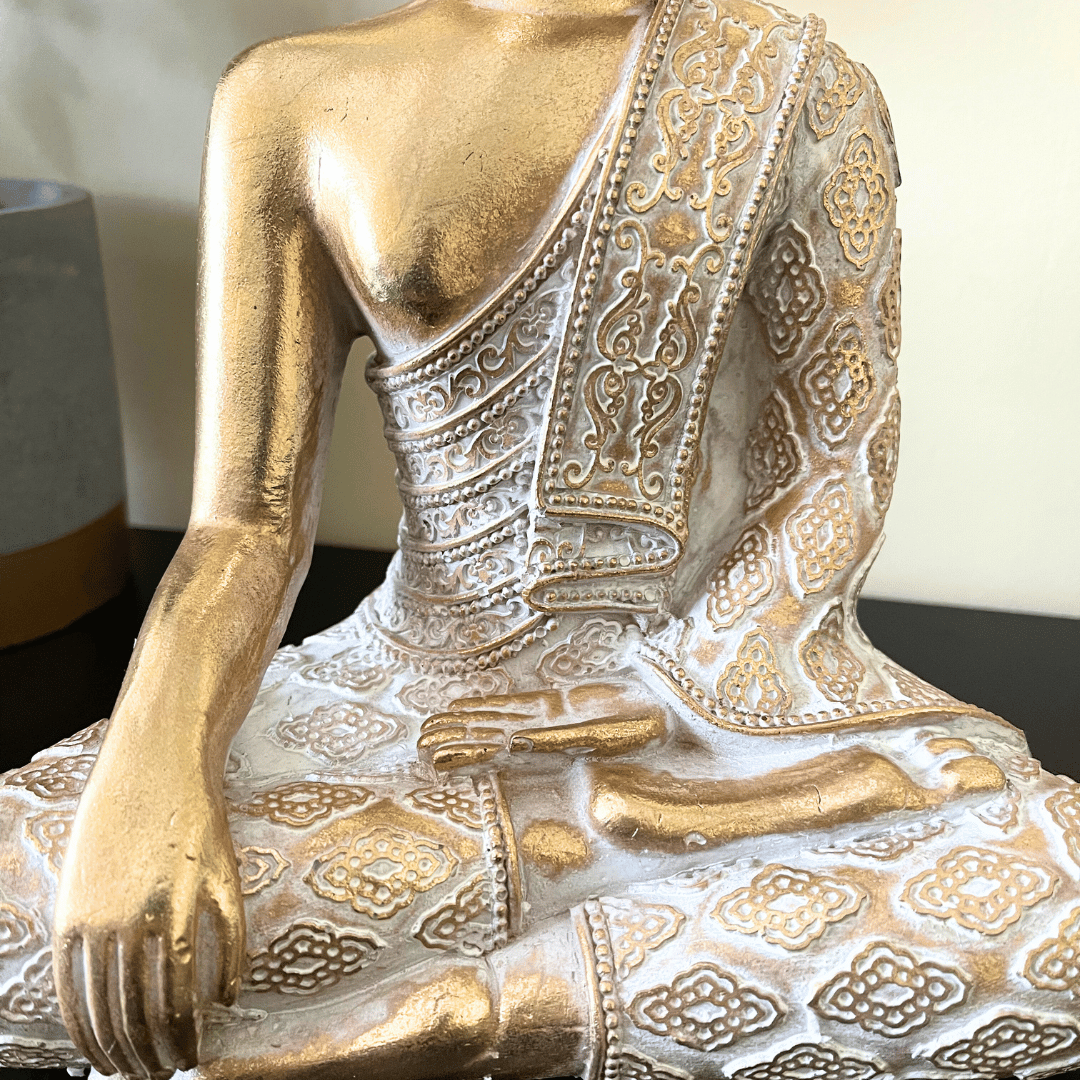 Escultura Buda Dorado - 17 x 13 x 25 cm-Dreamy Home