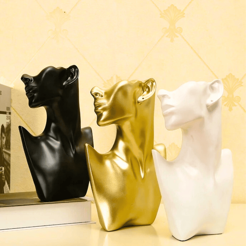 Escultura de Mujer Nórdica - Cerámica-Dreamy Home
