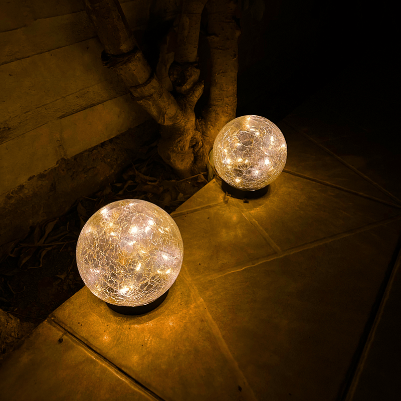 Esfera de Piso Solar - IP65 Luz Cálida-Dreamy Home