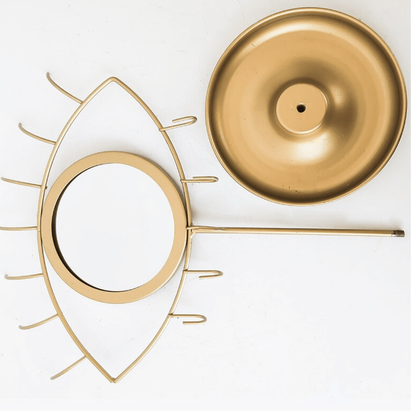 Espejo de Ojo Dorado - 25 x 33 cm-Dreamy Home