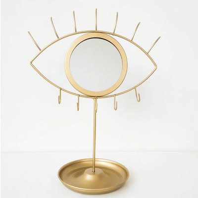 Espejo de Ojo Dorado - 25 x 33 cm-Dreamy Home