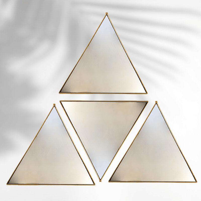 Espejo de Triángulo - 4 Unidades-Dreamy Home