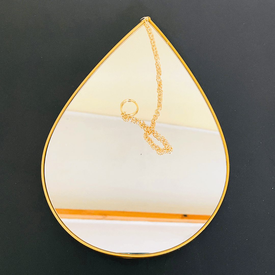 Set de 3 Espejos Diseño Gota - Metal / Dorado - Disponible en Dreamy Home!