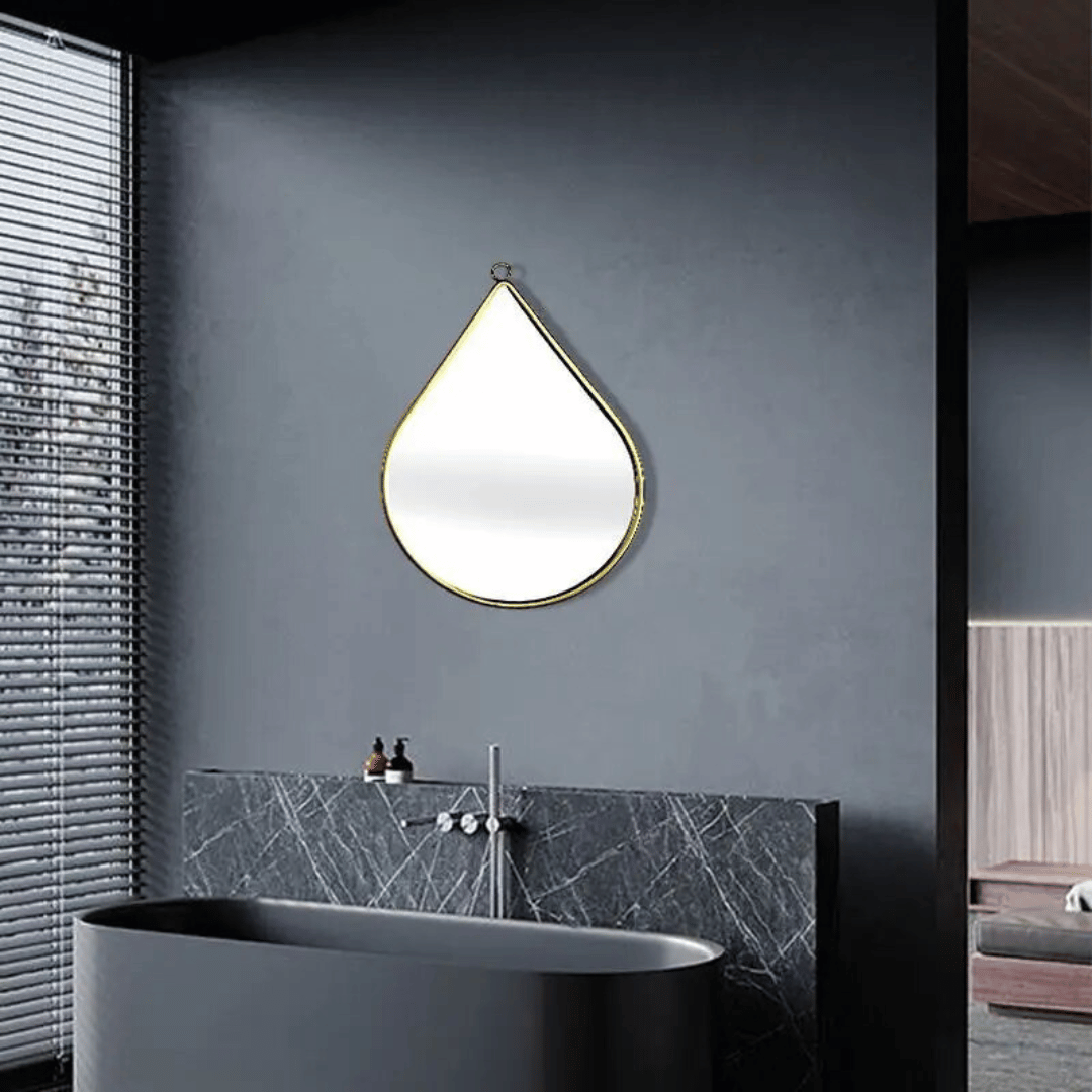 Set de 3 Espejos Diseño Gota - Metal / Dorado - Disponible en Dreamy Home!