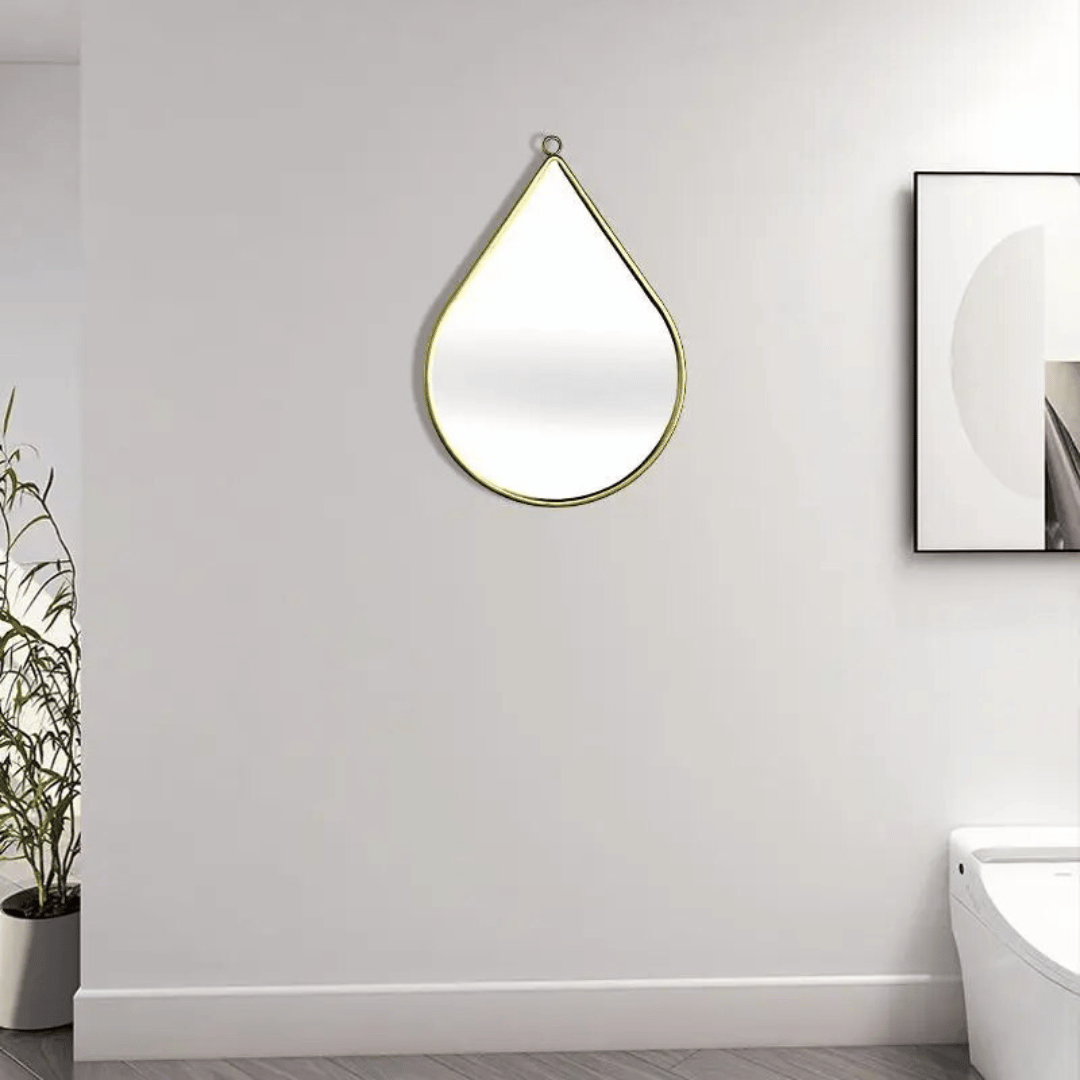 Set de 3 Espejos Diseño Gota - Metal / Dorado - Disponible en Dreamy Home!