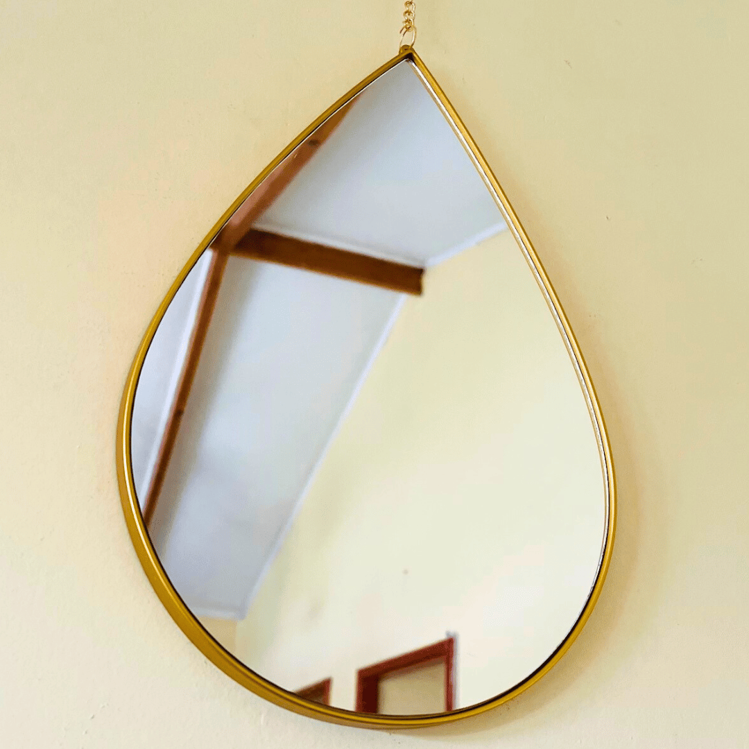 Set de 3 Espejos Diseño Gota - Metal / Dorado - Disponible en Dreamy Home!