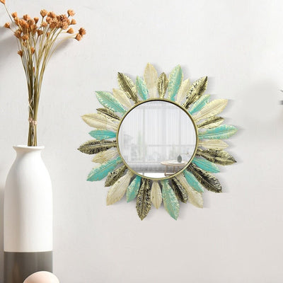 Espejo Diseño Plumas - Diámetro 54 cm-Dreamy Home
