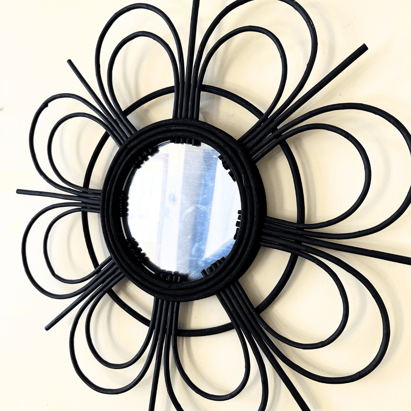 Espejo Flor de Madera - Diámetro 50,5 cm-Dreamy Home