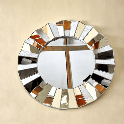 Espejo Luxury Plateado - 50 cm diámetro-Dreamy Home