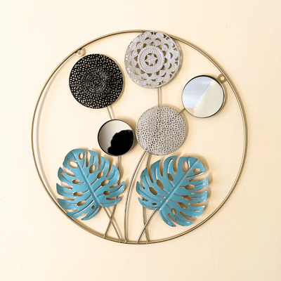 Espejo Mandalas y Flores - 46 cm de Diámetro-Dreamy Home