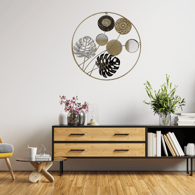 Espejo Mandalas y Flores - 46 cm de Diámetro-Dreamy Home