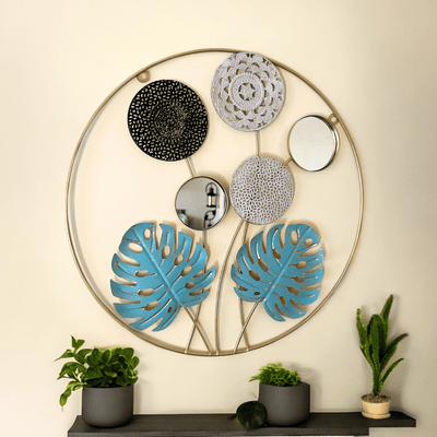 Espejo Mandalas y Flores - 46 cm de Diámetro-Dreamy Home