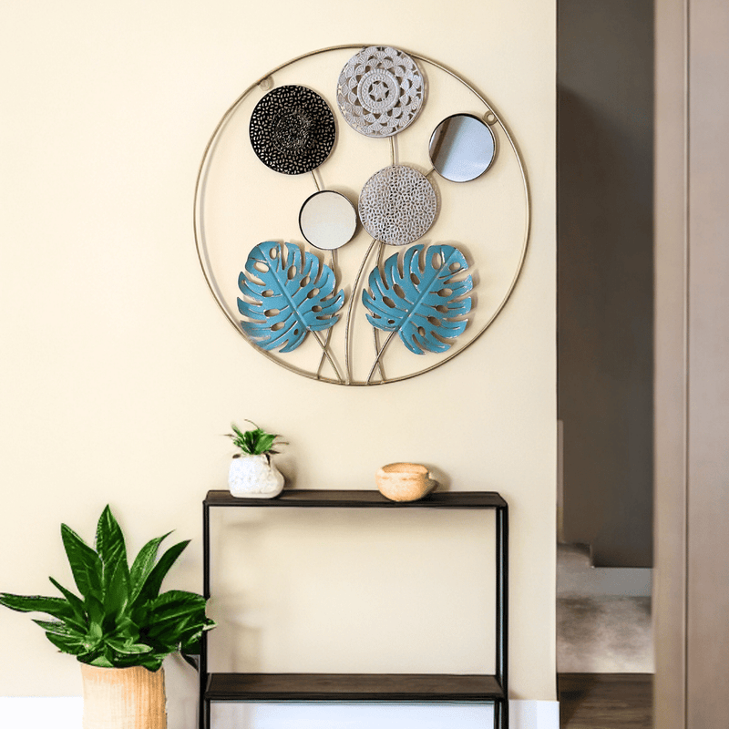 Espejo Mandalas y Flores - 46 cm de Diámetro-Dreamy Home