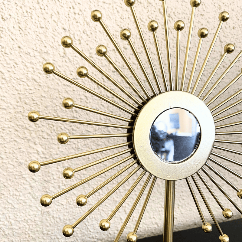Espejo sol con Pedestal - 34 x 26 cm-Dreamy Home