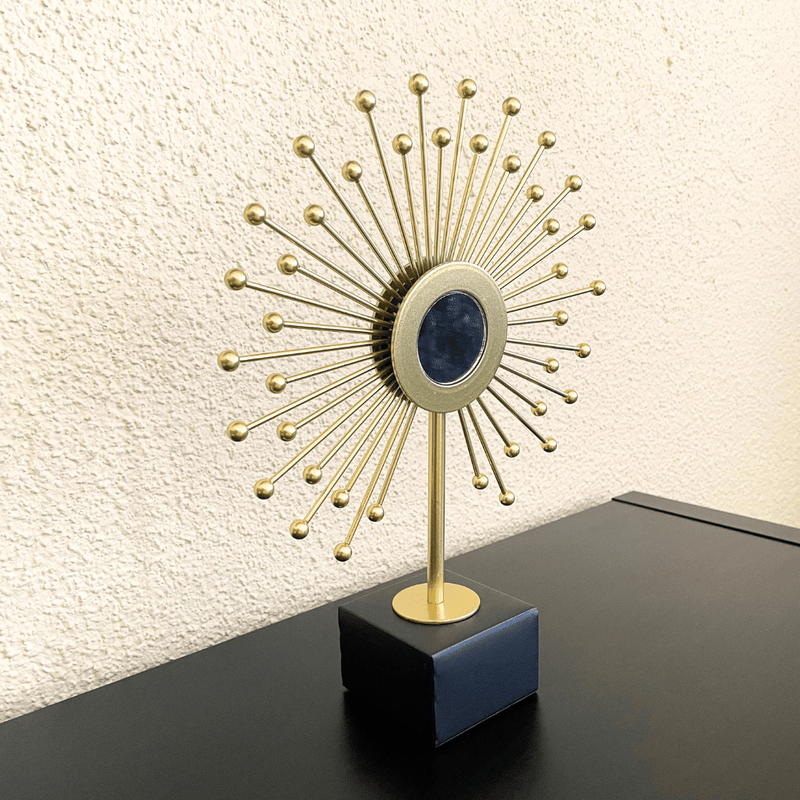 Espejo sol con Pedestal - 34 x 26 cm-Dreamy Home