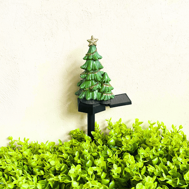 Estaca Árbol de Navidad Solar - IP65 Luz Cálida-Dreamy Home
