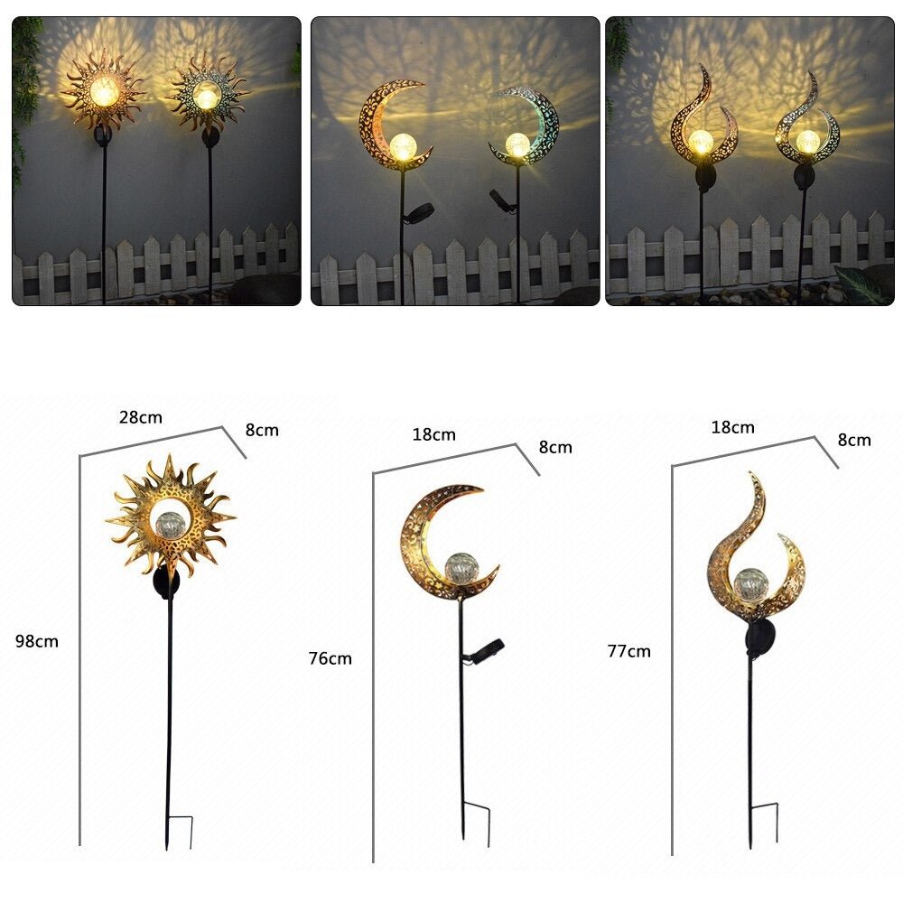 Estaca de Hierro - Luz Cálida IP65 Altura 94 cm-Dreamy Home