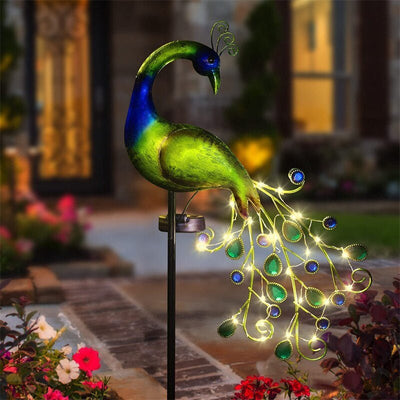 Estaca de Pavo Real - Luz Cálida IP65 Altura 104 cm-Dreamy Home