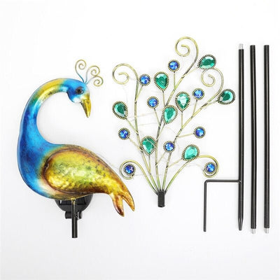 Estaca de Pavo Real - Luz Cálida IP65 Altura 104 cm-Dreamy Home