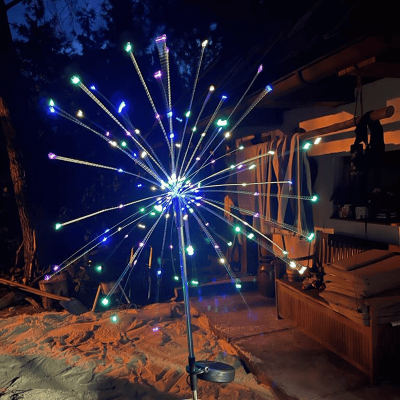 Estaca Firework - Luz Cálida/Multicolor 2 Uni. IP65 Altura 84 cm-Dreamy Home