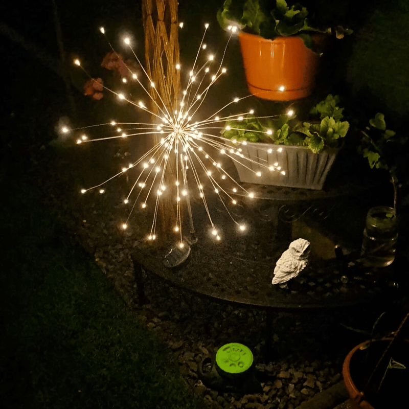 Estaca Firework - Luz Cálida/Multicolor 2 Uni. IP65 Altura 84 cm-Dreamy Home