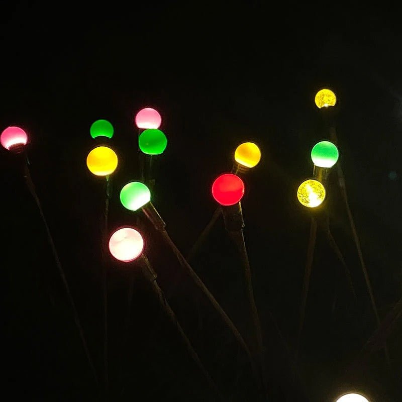 Estaca Pelotitas Solar - Luz Cálida/Multicolor 2 Unidades-Dreamy Home