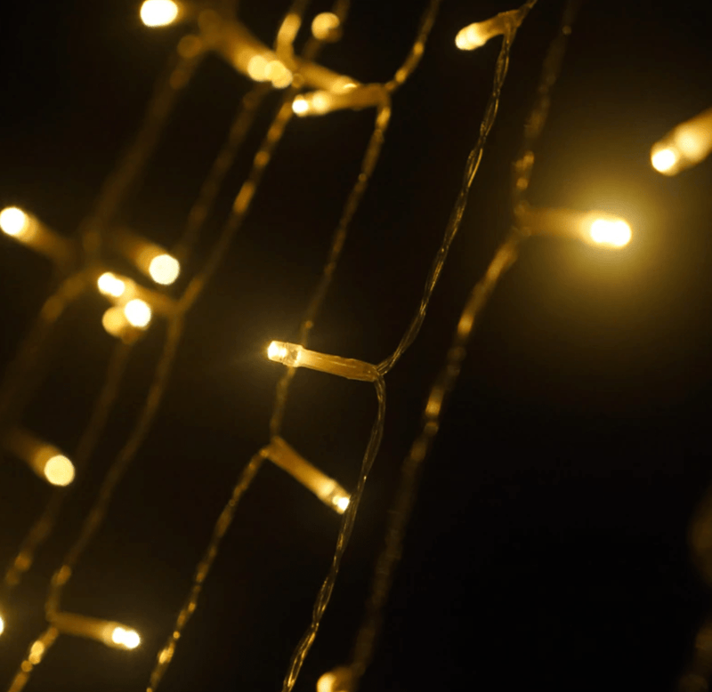 Estrella Navidad Enchufe - 3 m Luz Cálida/Fría/Multicolor 300 luces-Dreamy Home