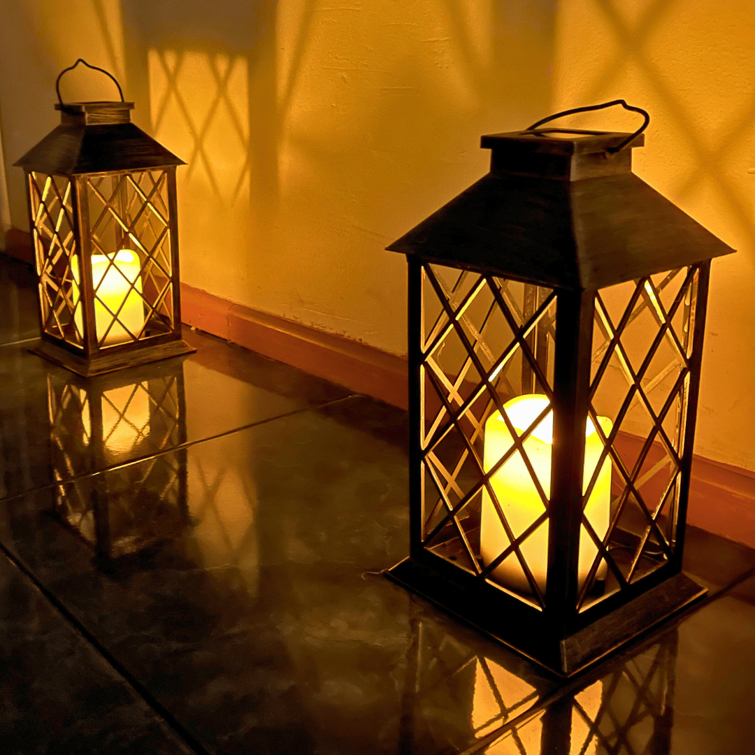 Farol con Vela Solar - IP65 Luz Cálida-Dreamy Home
