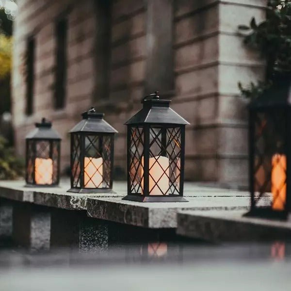 Farol con Vela Solar - IP65 Luz Cálida-Dreamy Home