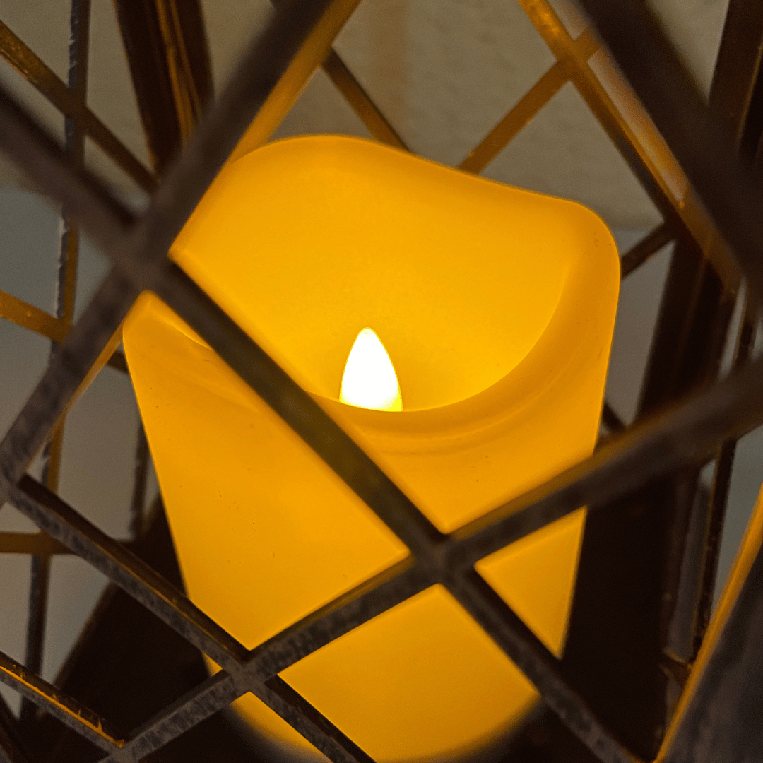 Farol con Vela Solar - IP65 Luz Cálida-Dreamy Home