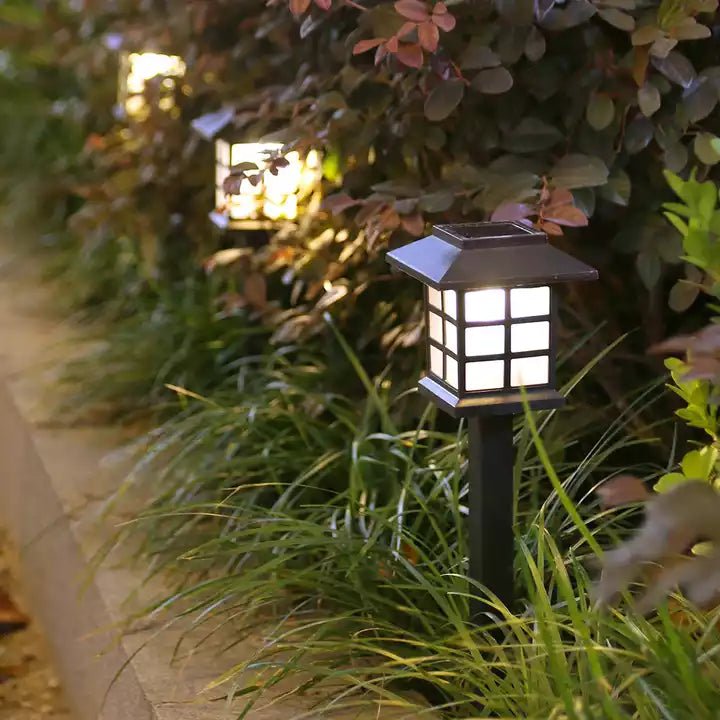 Farol Cuadrado Solar - 2 Unidades IP65 Luz Fría-Dreamy Home