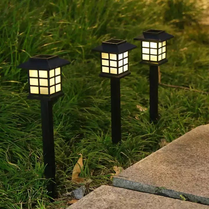 Farol Cuadrado Solar - 2 Unidades IP65 Luz Fría-Dreamy Home