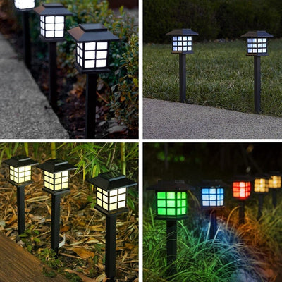 Farol Cuadrado Solar - 2 Unidades IP65 Luz Fría-Dreamy Home