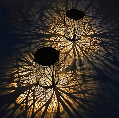 Farol Metálico Diseño Bosque - IP65 Resistente al Óxido Luz Cálida-Dreamy Home