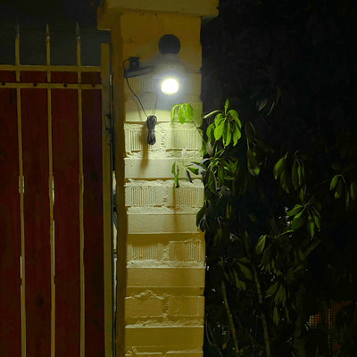 Foco Cámara de Vigilancia 360° Solar - Luz Fría IP65-Dreamy Home