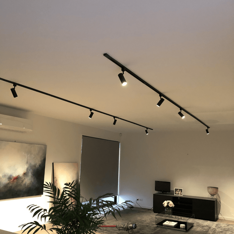 Foco de Riel Spot Tubular - 4 Un. + 1 Riel de un Metro-Dreamy Home