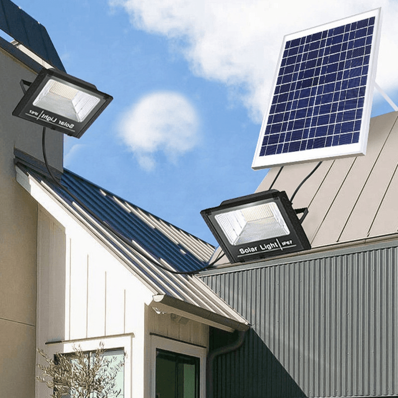 Foco Ultrapotente Solar Doble - IP67 Luz Fría Incluye Control Remoto-Dreamy Home