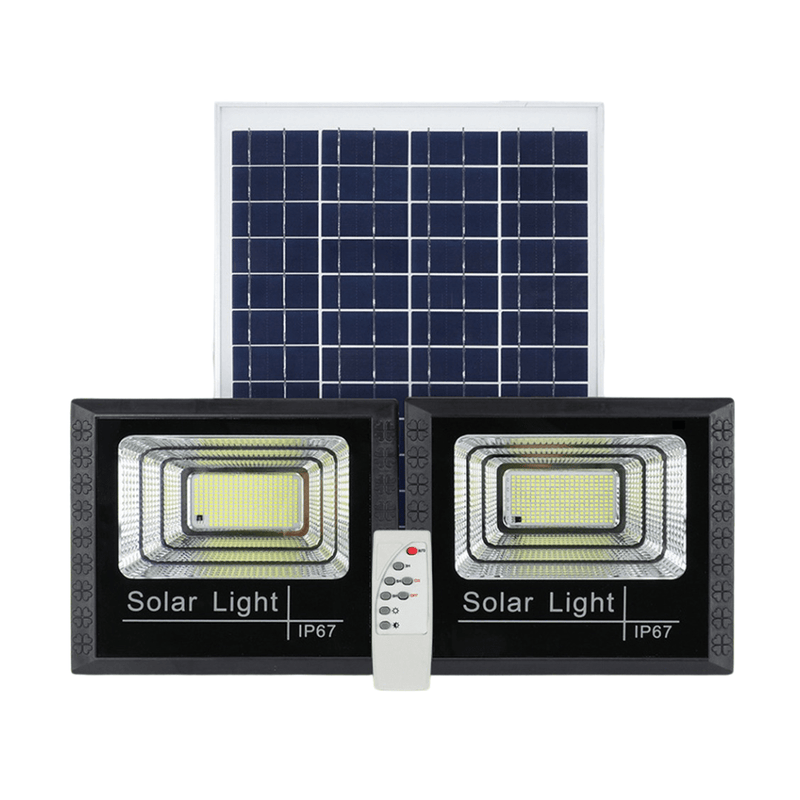 Foco Ultrapotente Solar Doble - IP67 Luz Fría Incluye Control Remoto-Dreamy Home