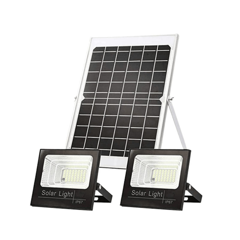 Foco Ultrapotente Solar Doble - IP67 Luz Fría Incluye Control Remoto-Dreamy Home