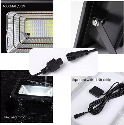 Foco Ultrapotente Solar - IP66 Luz Fría Incluye Control Remoto-Dreamy Home