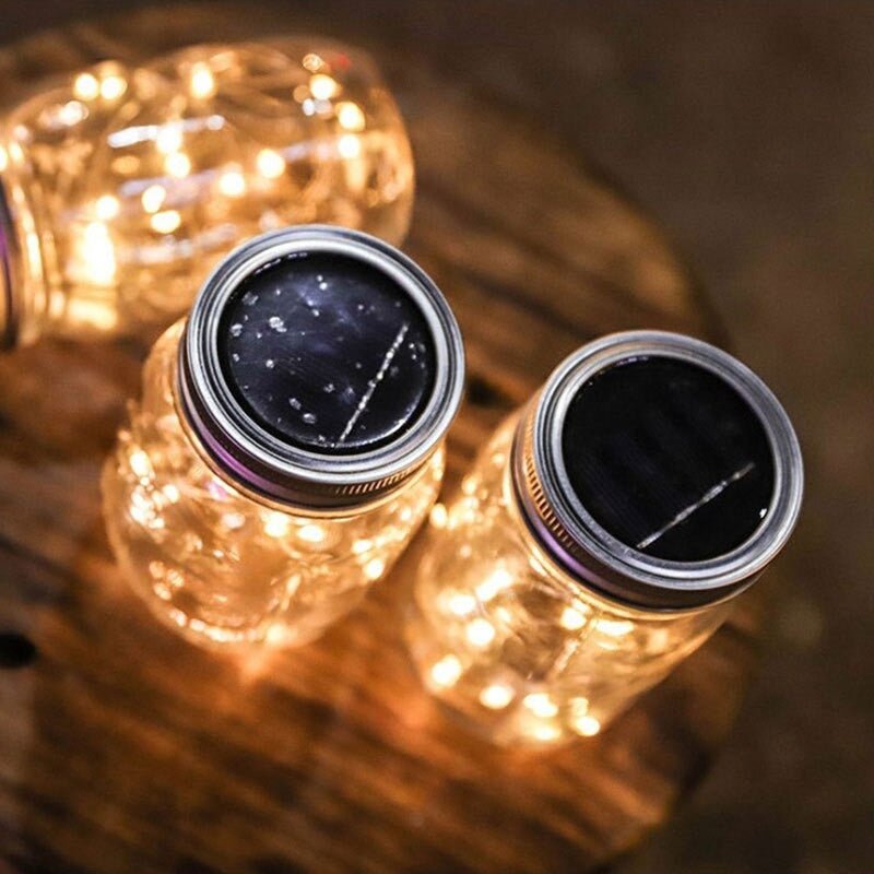 Frasco de Luces Hada Solar - Diámetro 7,1 cm Luz Cálida-Dreamy Home