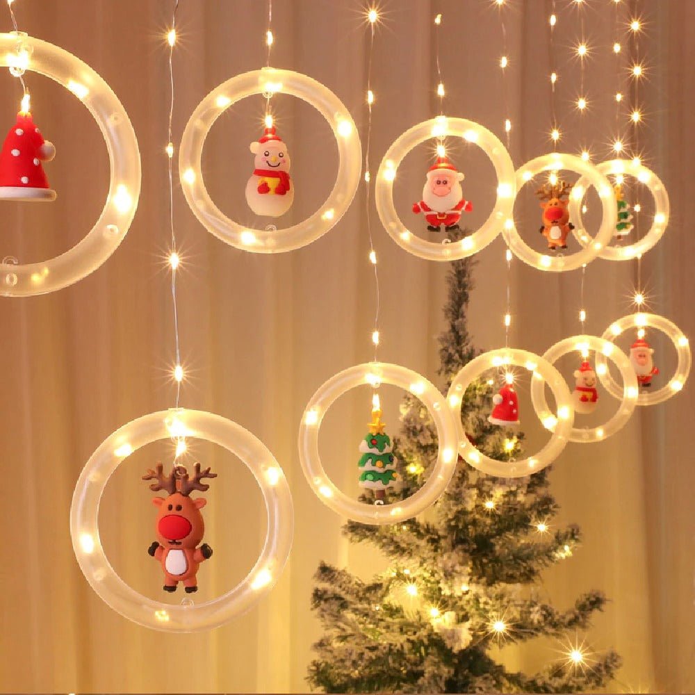 Guirnalda Aros Navidad USB - 5 m Luz Cálida Control Remoto - Disponible en Dreamy Home!
